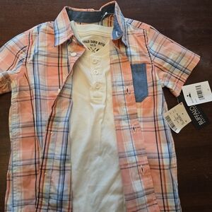 Buffalo David Bitton Multicolor Plaid Shirt Set (2 Pieces)